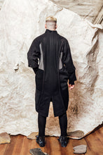 Load image into Gallery viewer, AW22 CICADA ZERO-WASTE COAT - OBSIDIAN GRAPHITE // SIZE 5