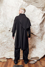 Load image into Gallery viewer, unisex wool obsidian scarf tunic dress 