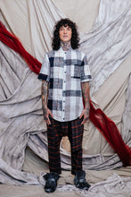 Load image into Gallery viewer, Men&#39;s Check Plaid Cotton Madras Button Down Shirt