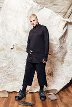 Load image into Gallery viewer, mens funnel neck jumper raven