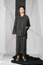 Load image into Gallery viewer, Italian Wool Suiting Menswear Unisex Kimono Zip Jacket