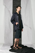 Load image into Gallery viewer, Tencel Cupro Linen Menswear Unisex Kimono Zip Jacket with pockets