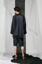 Load image into Gallery viewer, Tencel Cupro Linen Unisex Kimono Zip Jacket