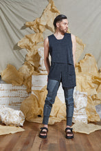 Load image into Gallery viewer, S/S 20 RAI REVERSIBLE TANK TOP - CHARCOAL MARLE
