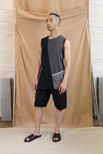Load image into Gallery viewer, Monochrome Mens Tank with Contrast Pocket