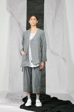 Load image into Gallery viewer, Crinkled Linen Women&#39;s Unisex Kimono Zip Jacket