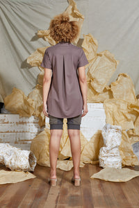 S/S 20 TAHLIA FLARE TOP - ROSE TAUPE